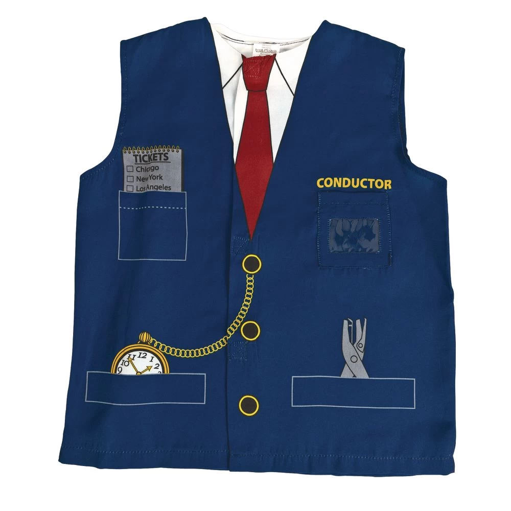 Train Conductor Washable Career Costume 1 Train Conductor Washable Career Costume