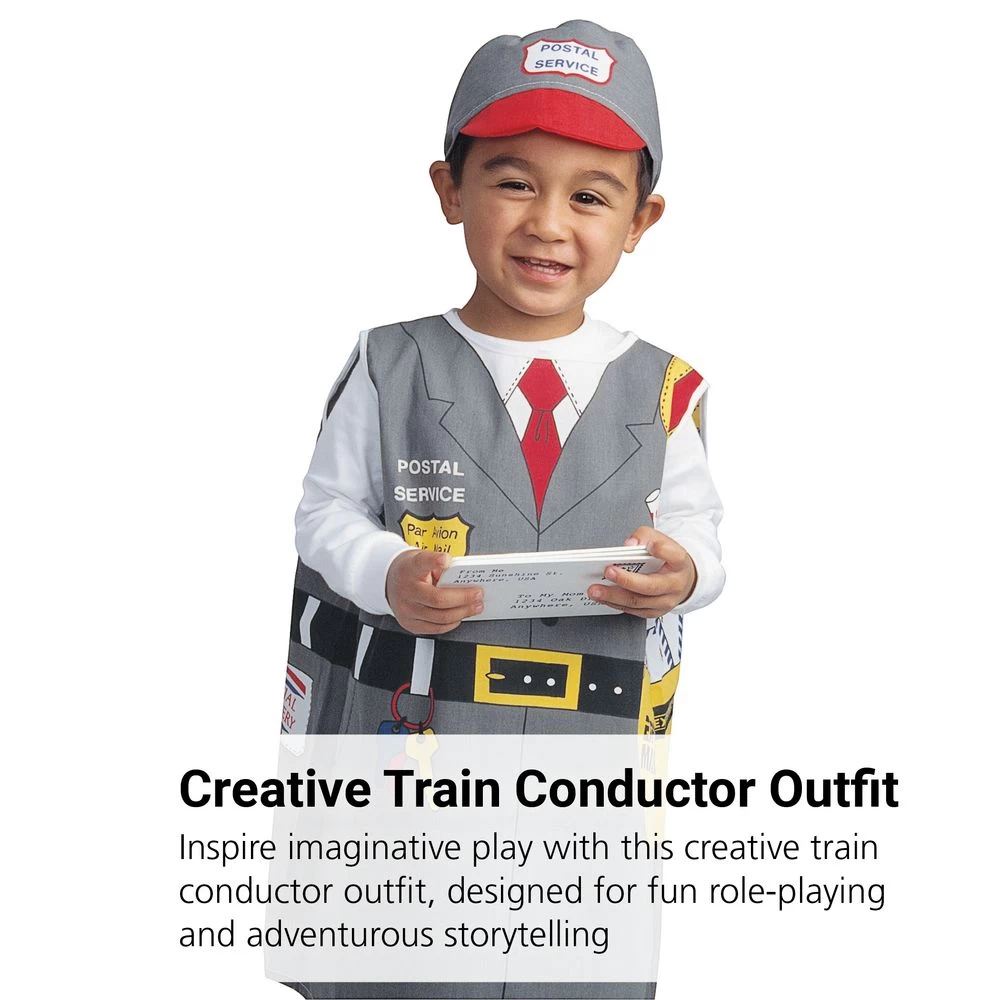 Train Conductor Washable Career Costume 2 Train Conductor Washable Career Costume - Image 2