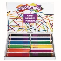 Colorations® Sustainable Jumbo Size Colored Pencils Value Pack - Set Of 120