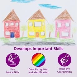 Colorations® Stubby Chubby Colored Pencils - Set Of 48 -Children School Supplies S322076 1