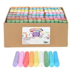 Colorations® Washable Sidewalk Chalk - Classroom Value Pack 126 Pieces