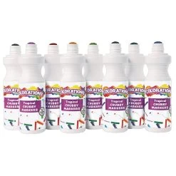 Colorations® Tropical Chubbie Markers - Set Of 8 -Children School Supplies S323244 3