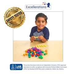Excellerations® Soft Fruit Counters - 108 Pieces -Children School Supplies S324136 0