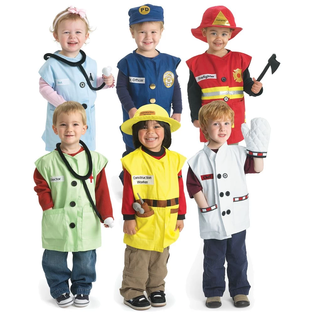 Excellerations® Career Toddler Costume - Set Of All 6 1 Excellerations® Career Toddler Costume - Set Of All 6