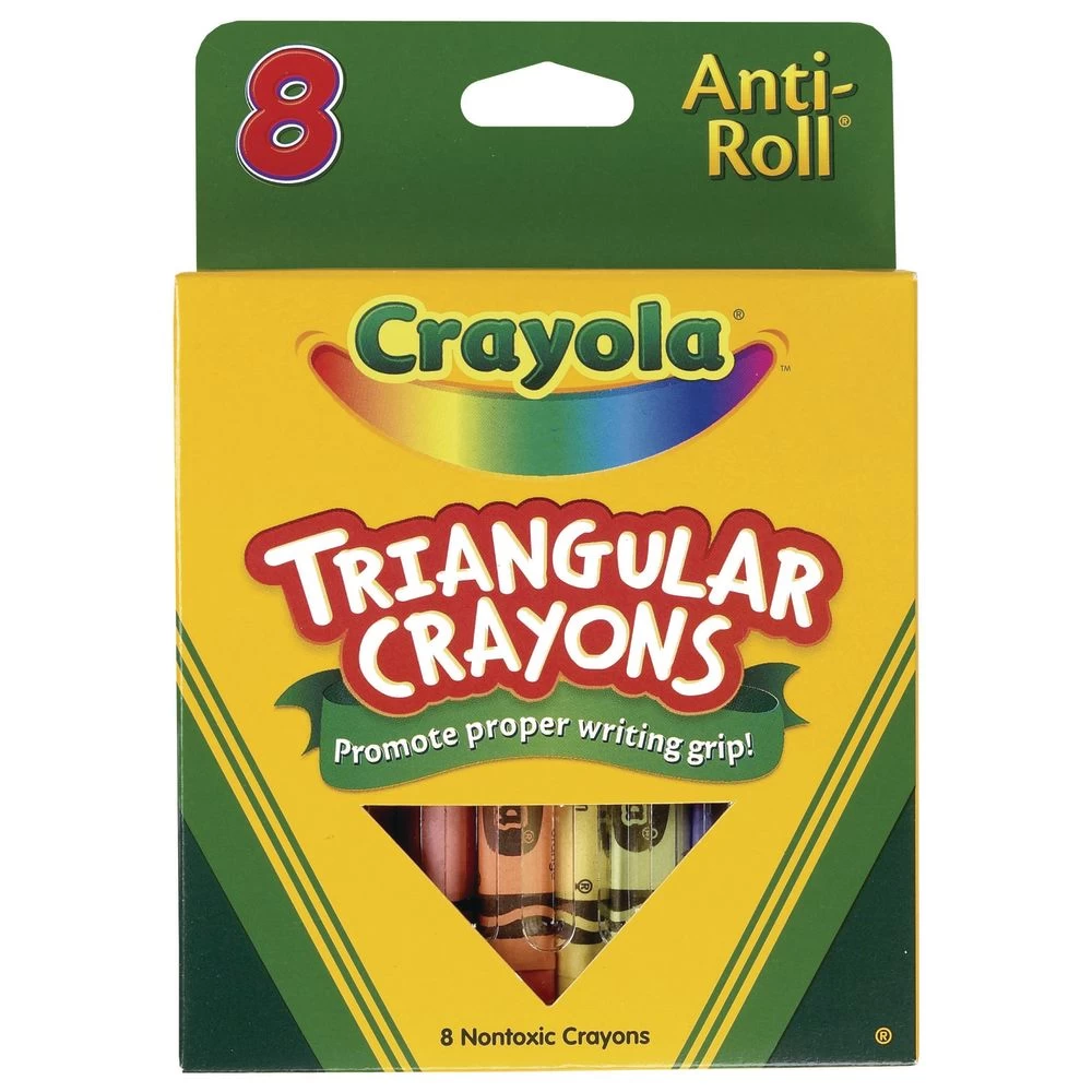 Crayola® Triangular Anti-Roll® Crayons 2 Crayola® Triangular Anti-Roll® Crayons - Image 2