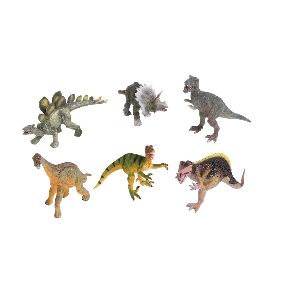 Excellerations® Medium Dinosaurs - Set Of 6 1 Excellerations® Medium Dinosaurs - Set Of 6
