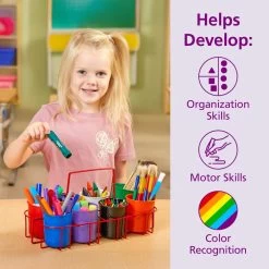 Colorations® Marker Caddy For Art Supplies -Children School Supplies S372485 1