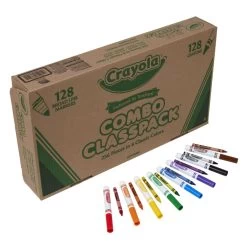 Crayola® Combination Marker And Crayon Classpack® - Set Of 256 -Children School Supplies S373920 1