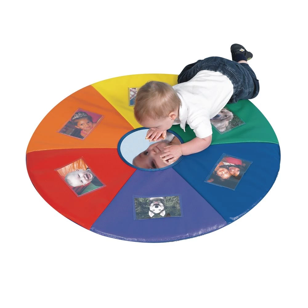 See Me Picture Mat - 36" Dia., Primary 1 See Me Picture Mat - 36" Dia., Primary