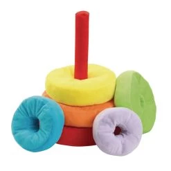 Excellerations® Giant Plush Rainbow Stacking Ring -Children School Supplies S386039 2