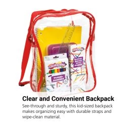 Discount School Supply® Premium Clear Student Backpack -Children School Supplies S418362 1