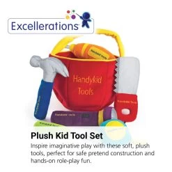 Excellerations® Plush Handykid Tools - 7 Pieces 5 Excellerations® Plush Handykid Tools - 7 Pieces -Children School Supplies S428934 1