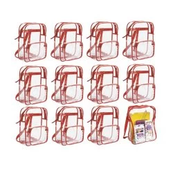 Discount School Supply® Premium Clear Student Backpack - Set Of 12
