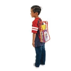 Discount School Supply® Premium Clear Student Backpack - Set Of 12 -Children School Supplies S437318 2