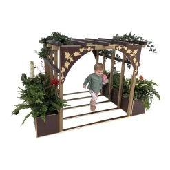 48" Outdoor Vine House With Planters