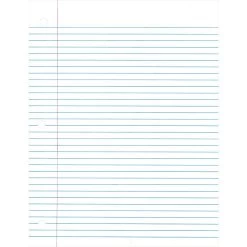 College Ruled Filler Paper, 200 Sheets