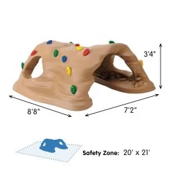 Climb And Discover Cave - In-Ground Mount -Children School Supplies S481013 1