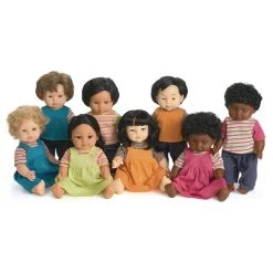 16" Multicultural Toddler Dolls