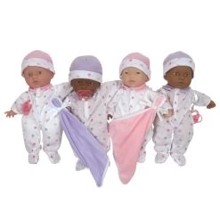 11" Soft Body Baby Dolls - Set Of All 4 -Children School Supplies S500088 4