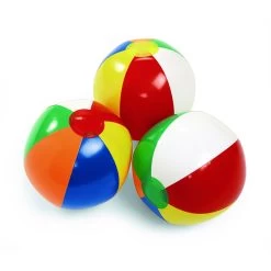 8" Beach Balls - Set Of 3