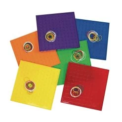 Excellerations® 9" Geoboards - Set Of 6 -Children School Supplies S514525 1