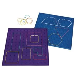 Excellerations® 9" Geoboards - Set Of 6 -Children School Supplies S514525 2