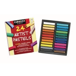 Square Chalk Pastels, Set Of 24