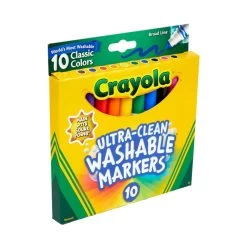 Crayola® Ultra-Clean Markers - Set Of 10 -Children School Supplies S532637 3