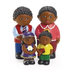 Excellerations® Our Soft Family Dolls African American - Set Of 4
