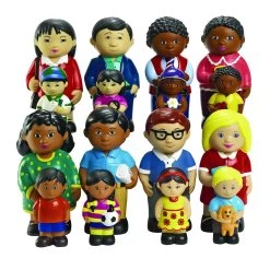 Excellerations® Our Soft Family Dolls - Set Of All 4 Families