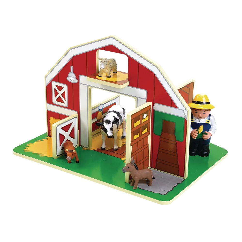 Excellerations® Toddler Wooden Barn 5 Excellerations® Toddler Wooden Barn - Image 5
