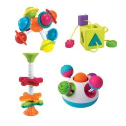 Fat Brain Toys Baby Brain Building Kit 4 Pieces