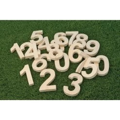 Solid Wood Numbers 0-9 2 Sets