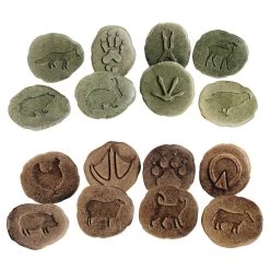 Farmyard And Woodland Footprint Stones