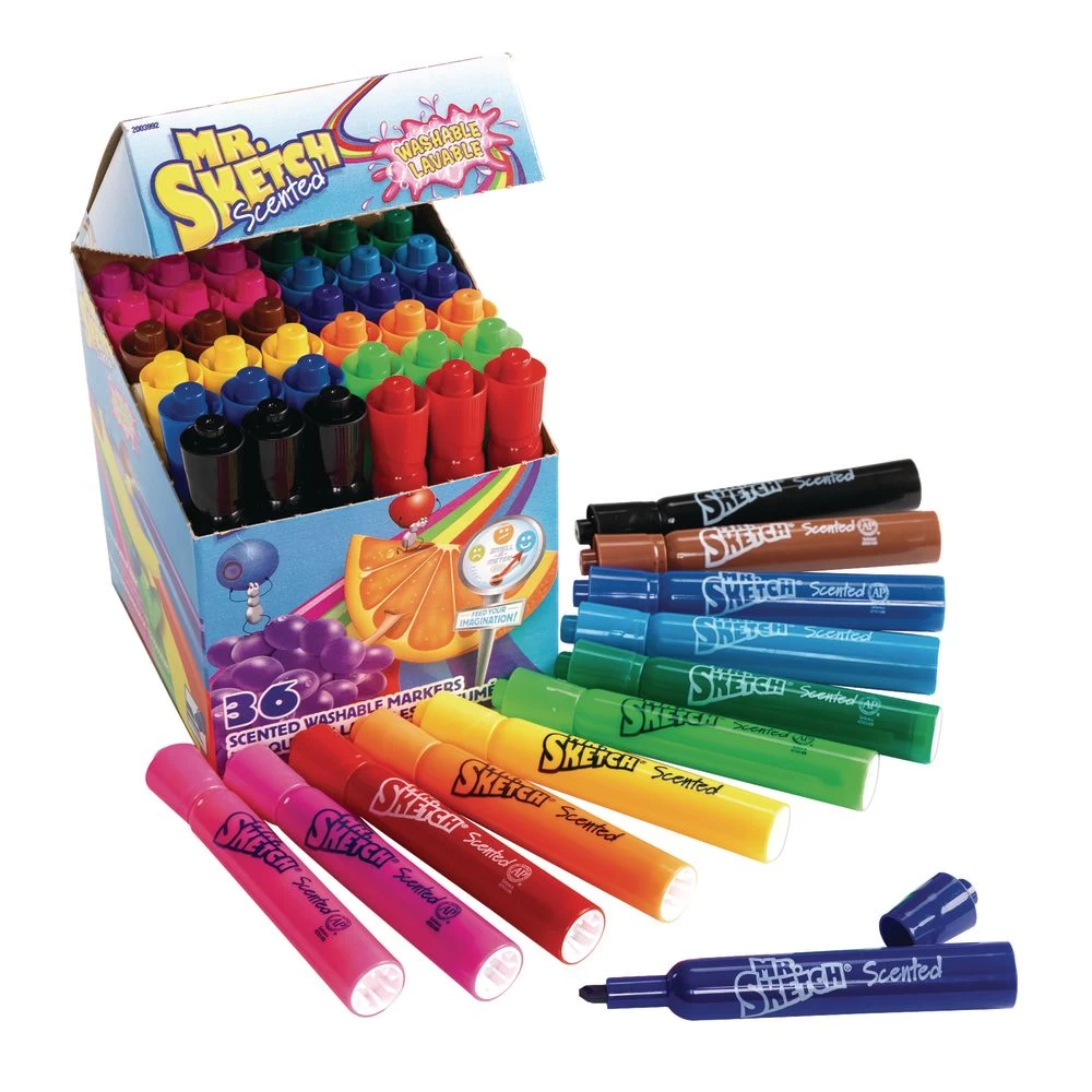 Mr. Sketch® Washable Scented Markers - Set Of 36 1 Mr. Sketch® Washable Scented Markers - Set Of 36