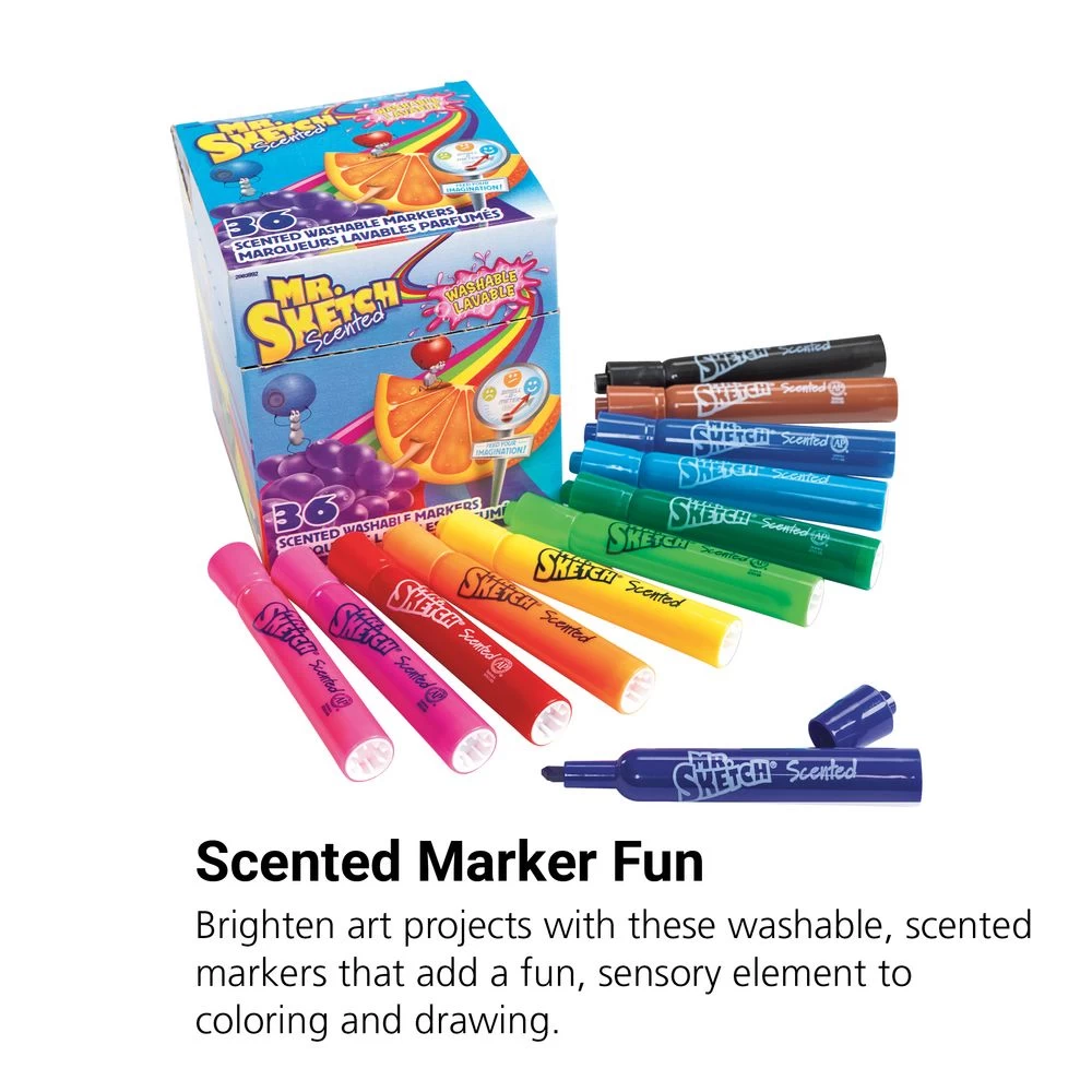 Mr. Sketch® Washable Scented Markers - Set Of 36 2 Mr. Sketch® Washable Scented Markers - Set Of 36 - Image 2