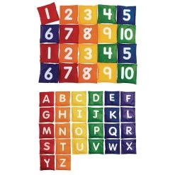 Excellerations® Numbers And Letters Bean Bag - Set Of 46