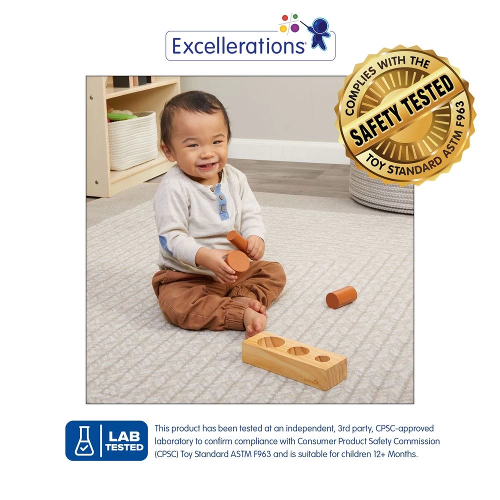 Excellerations® EarlySTEM™ Junior Explorers Cylinder Puzzle 2 Excellerations® EarlySTEM™ Junior Explorers Cylinder Puzzle - Image 2