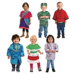 Excellerations® Toddler Traditional Multicultural Clothing Set Of 6