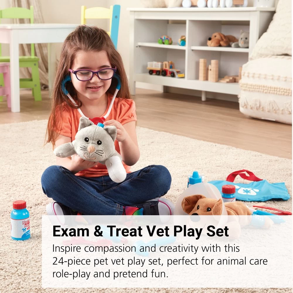 Melissa & Doug Exam And Treat Pet Vet Play Set 24 Pcs. 2 Melissa & Doug Exam And Treat Pet Vet Play Set 24 Pcs. - Image 2