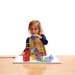 Excellerations® STEM Translucent Geometric Shapes With Activity Cards -Children School Supplies S650204 2