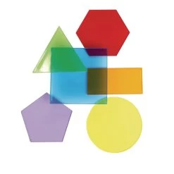 Excellerations® STEM Translucent Attribute Shapes 36 Pieces 12 Excellerations® STEM Translucent Attribute Shapes 36 Pieces -Children School Supplies S650208 3