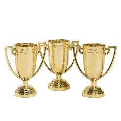 8 GOLD TROPHY CUPS -Children School Supplies S660881 1