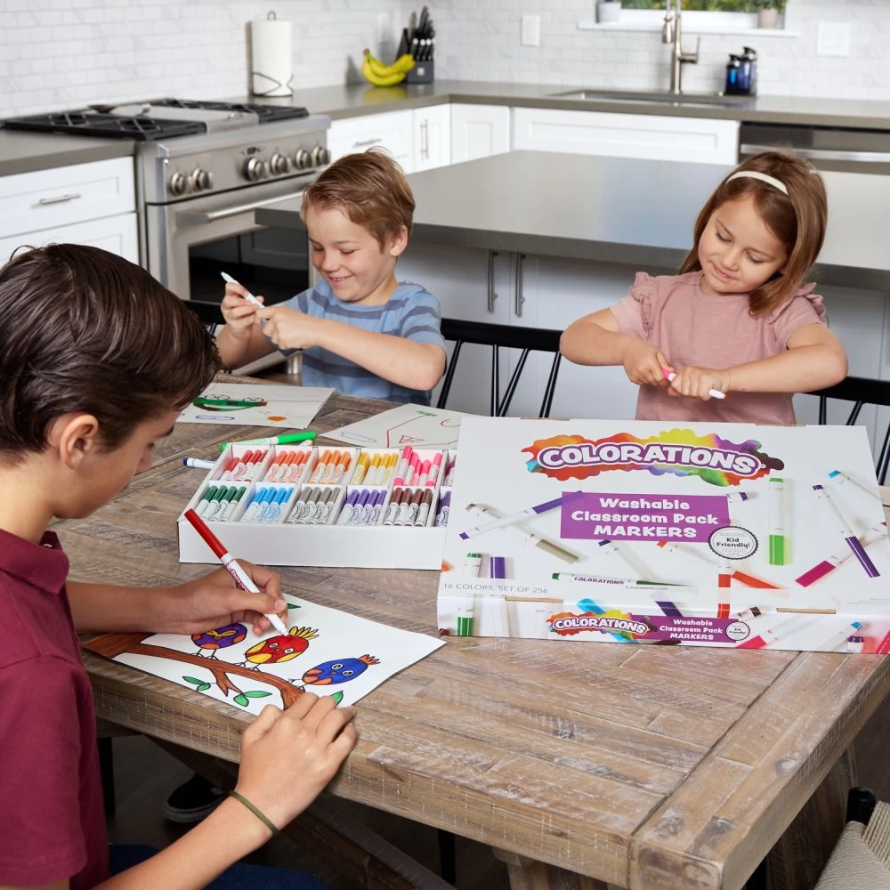Colorations® Classic Markers Classroom Value Pack - Set Of 256 4 Colorations® Classic Markers Classroom Value Pack - Set Of 256 - Image 4