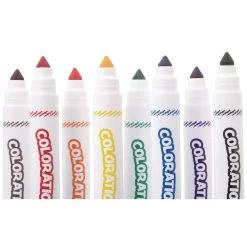 Colorations® Washable Chubby Markers Classroom Value Pack - Set Of 200 8 Colorations® Washable Chubby Markers Classroom Value Pack - Set Of 200 -Children School Supplies S664087 2