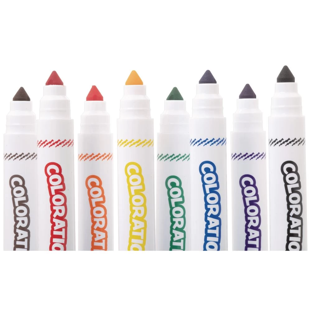 Colorations® Washable Chubby Markers Classroom Value Pack - Set Of 200 4 Colorations® Washable Chubby Markers Classroom Value Pack - Set Of 200 - Image 4