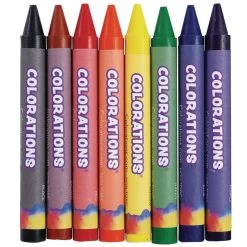Colorations® Large Crayons - Set Of 8 -Children School Supplies S664177 1