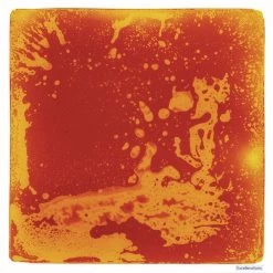 Excellerations Large Liquid Tile Orange