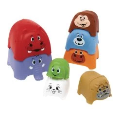 Playgo Animal Party Stacker Toy - Set Of 8