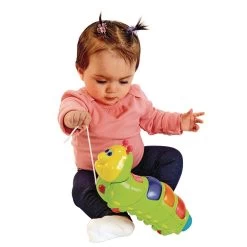 Lights & Sounds Pull Along Musical Caterpillar -Children School Supplies S678849 2